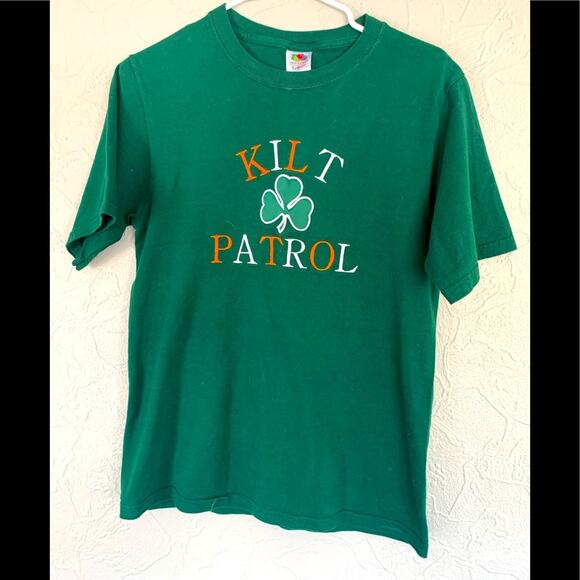 Fruit of the Loom Other - MENS QUALITY EMBROIDERED SHIRT KILT GO COMMANDO SCOTTISH IRISH PRIDE SIZE SMALL